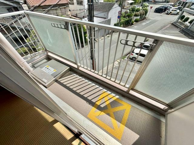 ファーストイン英賀保駅前のバルコニー