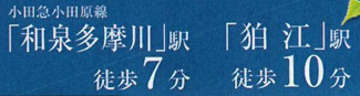 【その他】 | 狛江市元和泉2丁目 A号棟 | 最寄り駅までのアクセス