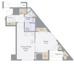 墨田区東向島５丁目の賃貸マンション