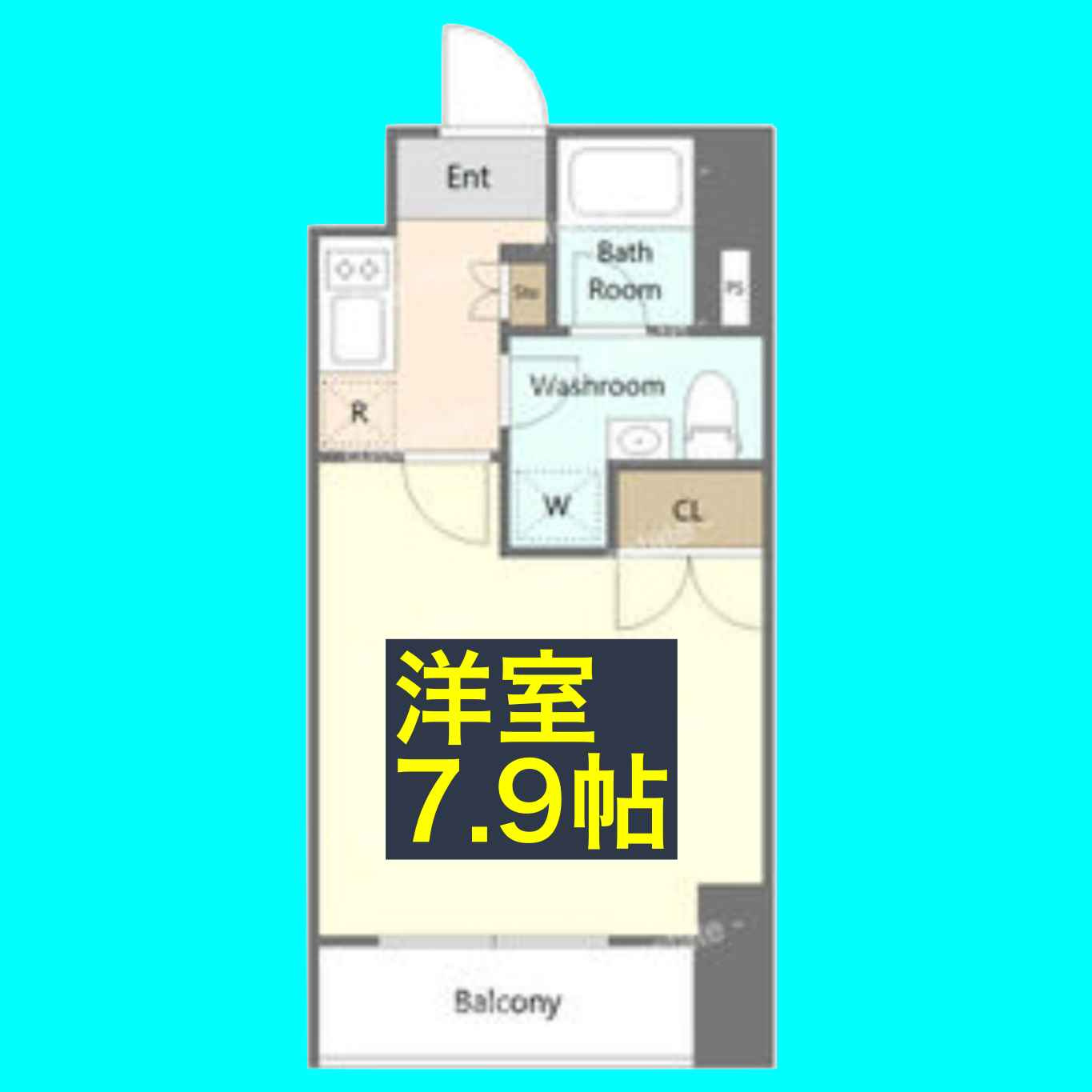 レジデンス金山スクエア(旧プライムアーバン金山)の間取り