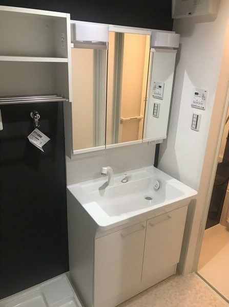 エヌエムサンカンテキャトフB棟の洗面所