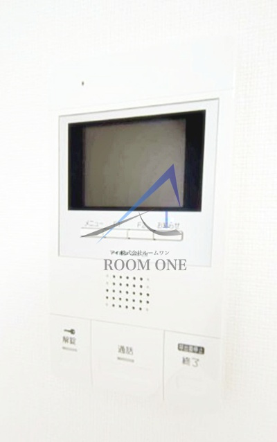 スカイグランデ八広Ｂ棟のセキュリティ|モニター付きインターホンです。