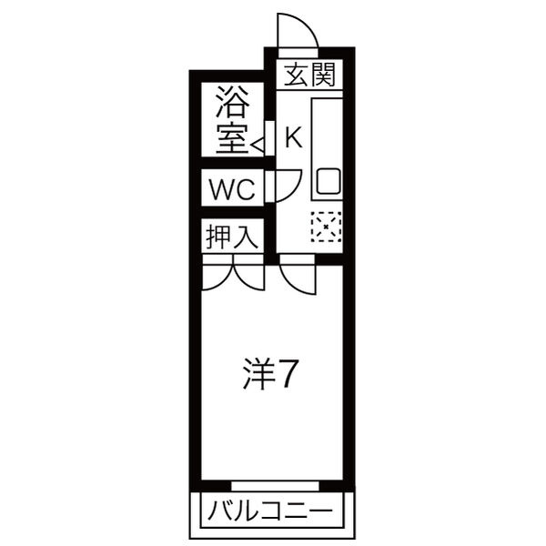 レークハヤⅠ　　刈谷市近郊の賃貸はクラスホーム刈谷店の間取り