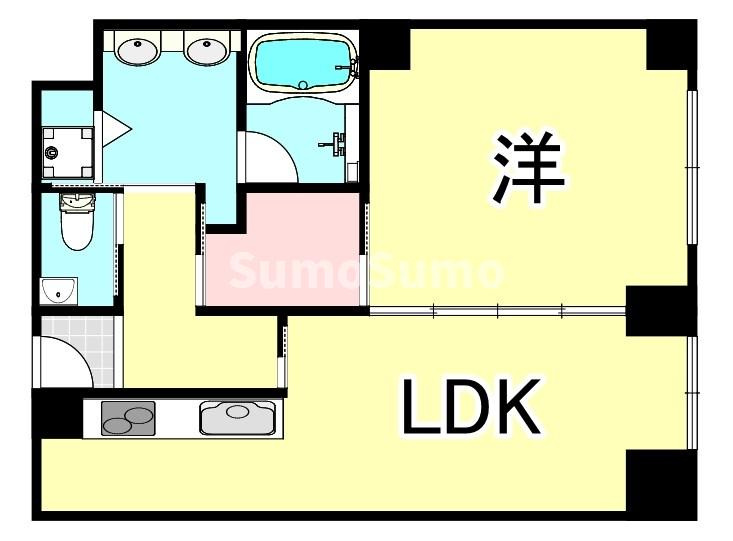 おおきに東心斎橋ビルの間取り
