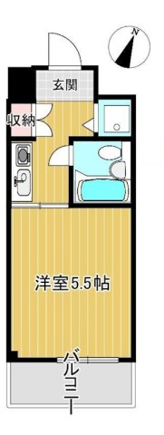 カサベラ岡本の間取り