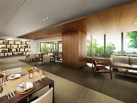 グランドメゾン新梅田タワーのロビー|毎日通るロビーはこのようになっています