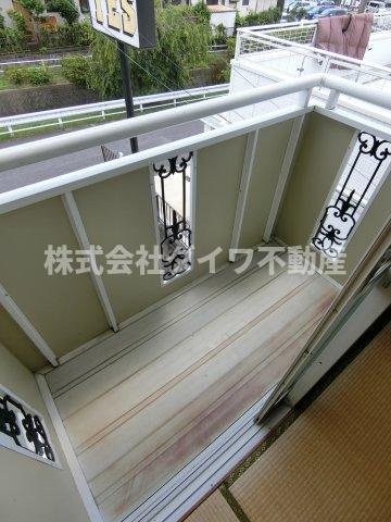 レジデンス東Ⅱのバルコニー