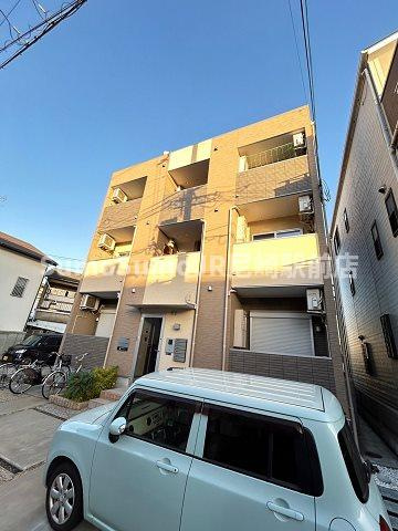 大阪市西淀川区御幣島４丁目のアパートの外観