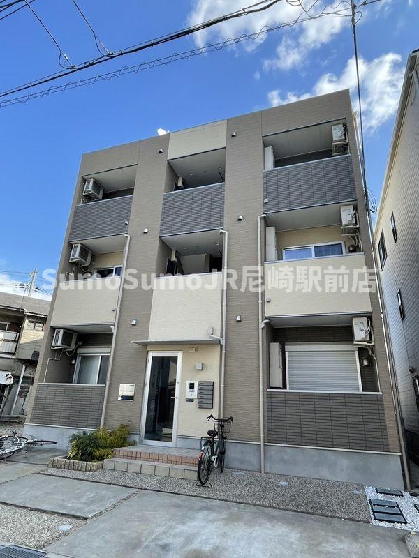 大阪市西淀川区御幣島４丁目のアパートの外観