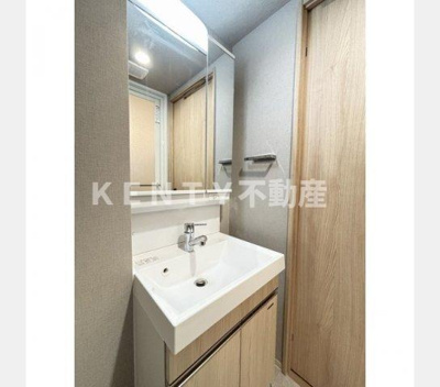 【洗面所】 | タスキ リシェス 池上 | 広い洗面スペース