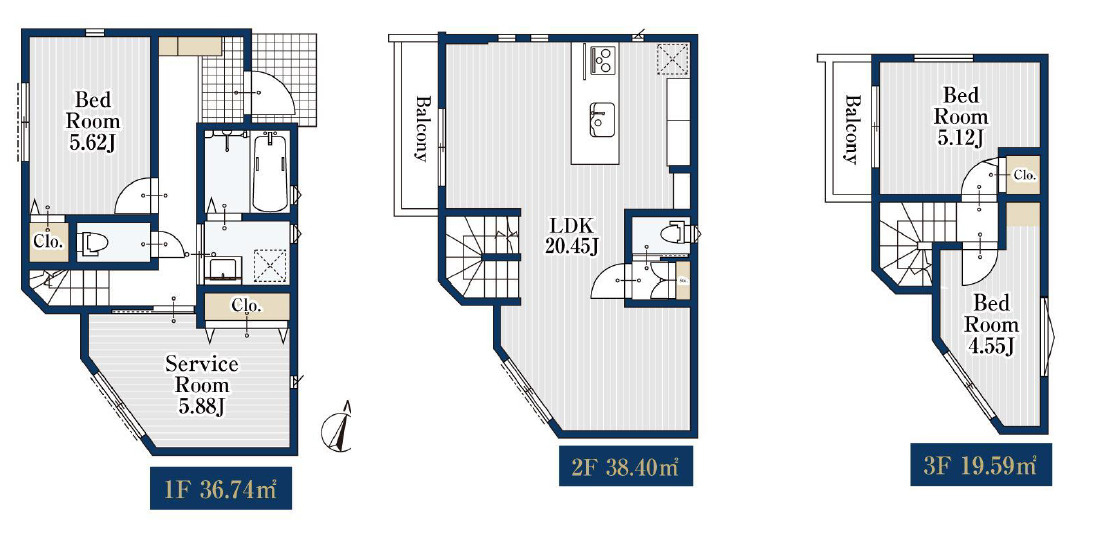 杉並区阿佐谷北1丁目　建築条件無し売地の参考プラン|参考プラン間取り図
土地8280万円+建物1500万円＝総額9780万円

現地ご見学希望・資料請求などお気軽にお問い合わせ下さい！
03-5990-5201