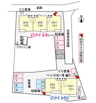 【区画図】 | レフィナードルーチェ