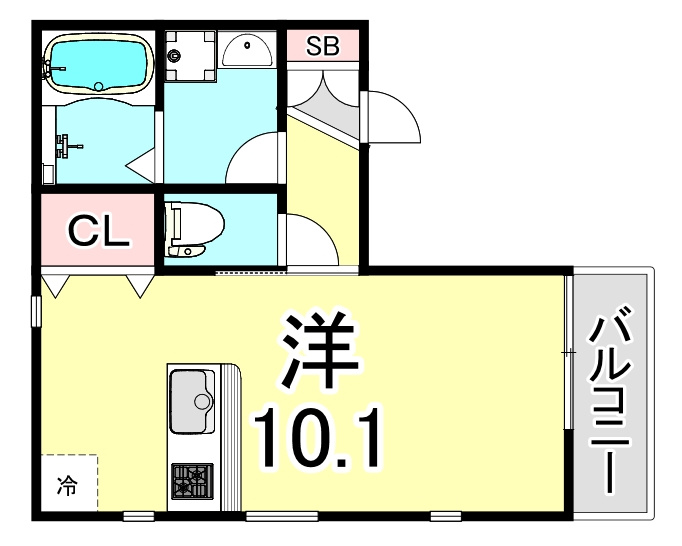 グランメール鳴尾町の間取り