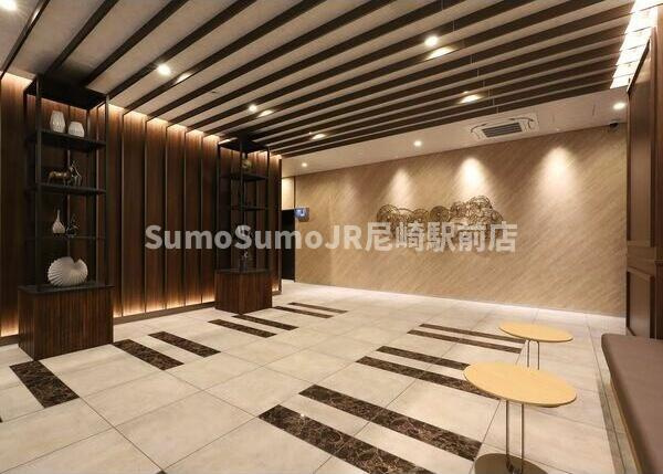 スプランディッド十三本町のエントランス|建物の内部です