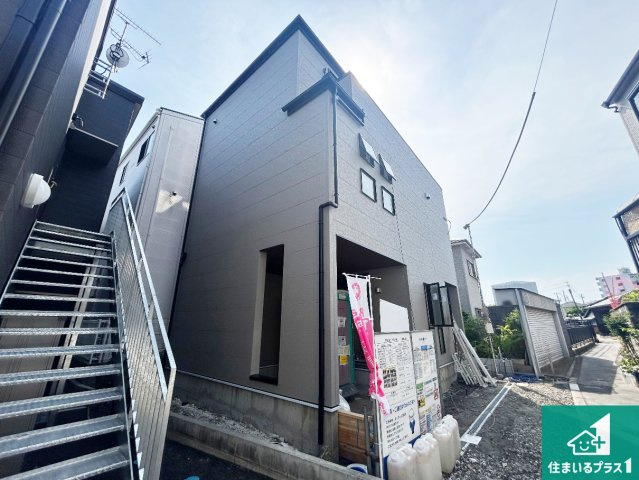 大阪市旭区生江　第3期　新築一戸建ての外観|周辺は落ち着いた街並みの住宅地！子育てがしやすい住環境です！まだ未完成ですが、現地でしかわからない事もございます。是非一度ご覧ください。