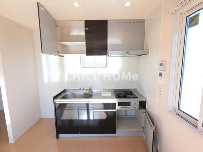 フォンテーヌ デュオのキッチン|当社、チルホームのHPもご覧ください(^^)/物件情報多数♪