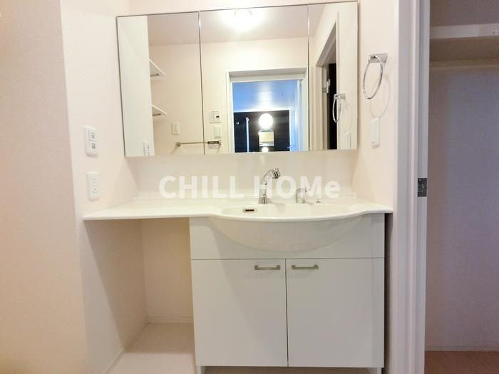 フォンテーヌ デュオの洗面所|当社、チルホームのHPもご覧ください(^^)/物件情報多数♪