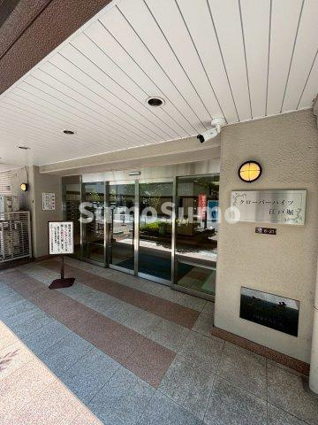 クローバーハイツ江戸堀のエントランス