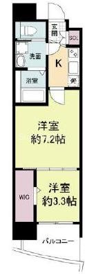 セレニテ堺筋本町プリエの間取り
