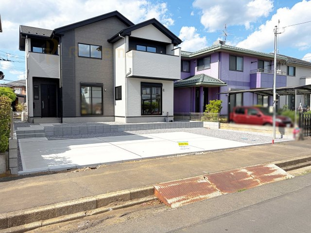 稲敷郡阿見町55期　新築戸建て　1号棟の駐車場|カースペースは2台お停めいただけます♪