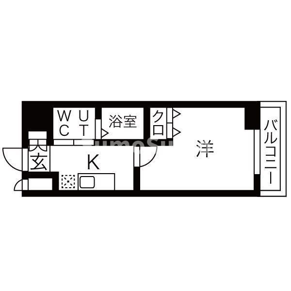 クレアドル須磨Ⅲの間取り