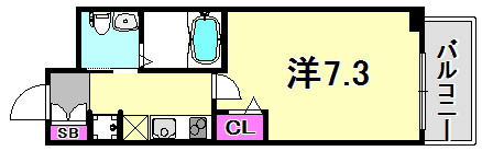 セレニテ神戸元町の間取り