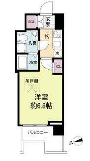 セレニテ難波プリエの間取り
