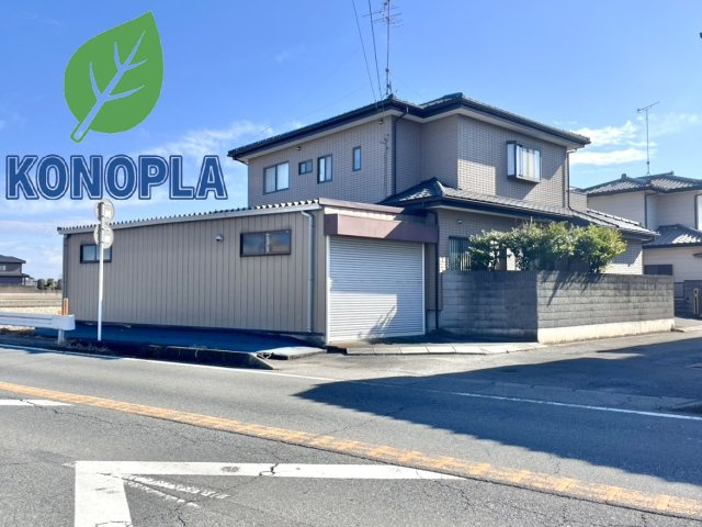 【中古戸建】館林市堀工町の外観|■外観｜ガレージ2台駐車可能のため防犯面でも安心！