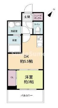 セレニテ神戸元町クレアの間取り