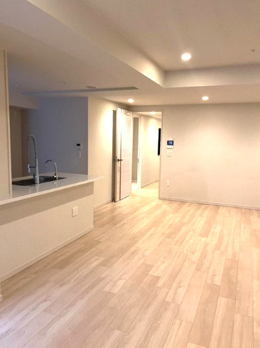 ◆ＬＤＫ広々２０帖以上の角住戸◆３沿線利用可◆ペット飼育可能（規約有）◆プレミスト京都烏丸御池２番館の居間・リビング|リビング