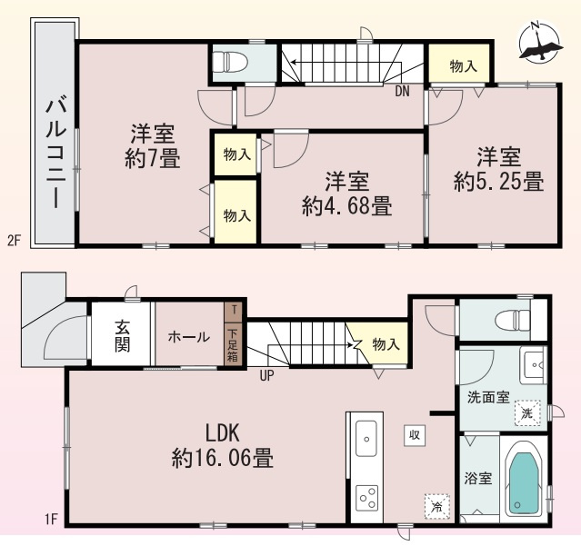 神戸市垂水区桃山台3丁目の間取り