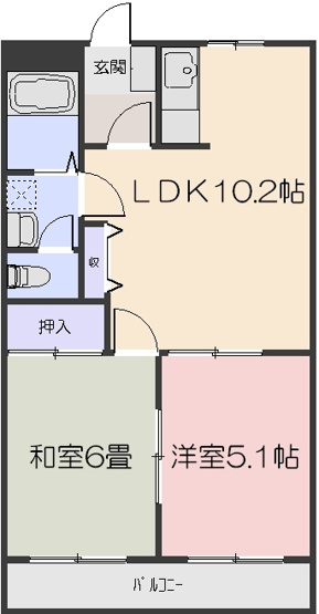 【間取り】 | ファインヴィーブル参番館
