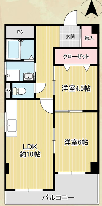 セレニティ武庫之荘の間取り