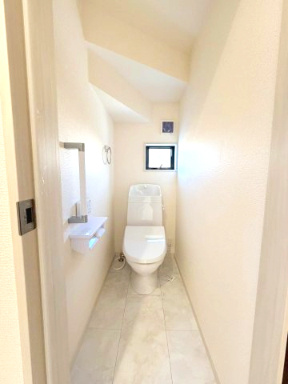 岸和田市池尻町3期全2棟リーブルガーデン　2号棟のトイレ|落ち着いたトイレです