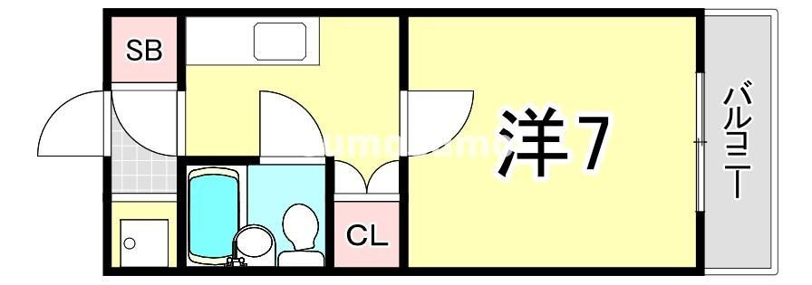 コーポアガペの間取り
