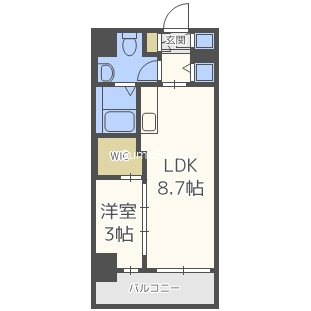 サニーハウス南堀江の間取り