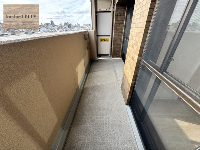 ライオンズマンション城東緑橋のバルコニー