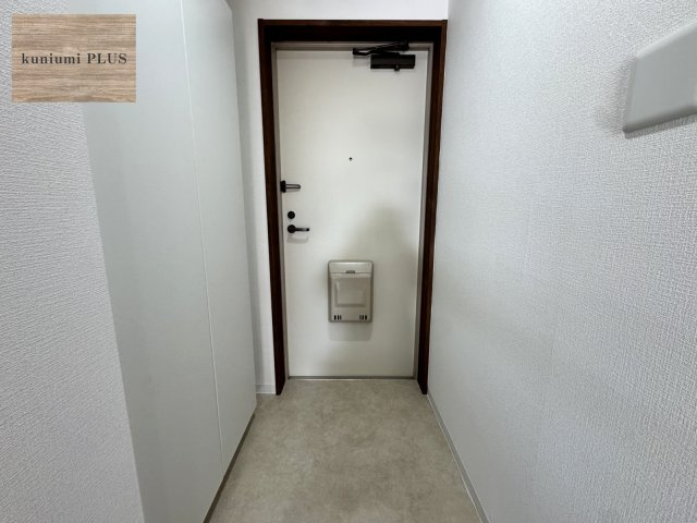 ライオンズマンション城東緑橋の玄関