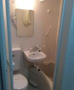 シティーイン富岡の浴室|3点ユニット(バス・トイレ同室)