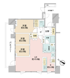 【間取り】 | クレヴィア茗荷谷 文京の丘