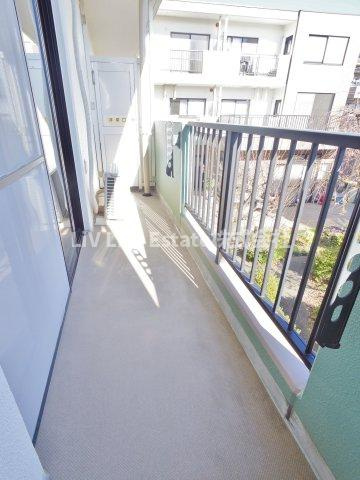 こもれび滝山のバルコニー