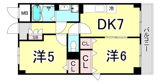 サンセールの間取り