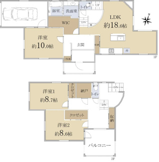 【間取り】 | 近江八幡市安土町常楽寺　中古戸建