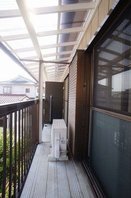 コーポシライのバルコニー