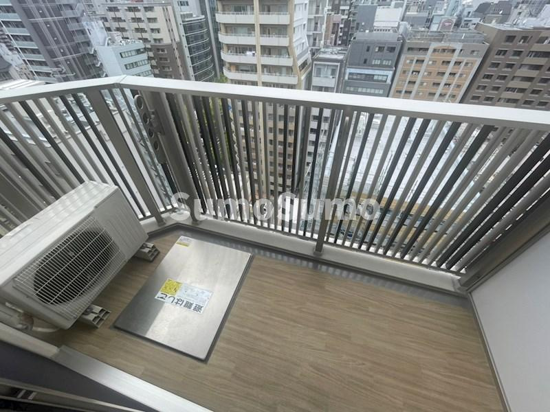 ファーストステージ京町堀レジデンスのバルコニー|バルコニー付きです