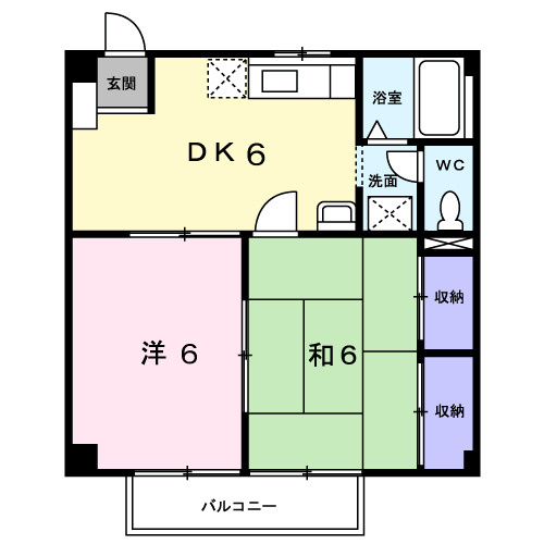 【間取り】 | シャトレー中井