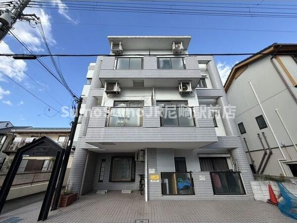 サンパレス21東園田Ⅱの外観|おしゃれな外観です