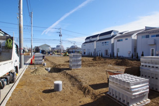 【前面道路含む現地写真】 | 【仲介手数料無料！！】府中市西府町3丁目　建築条件付き売地（全9区画）7号地　3880万円