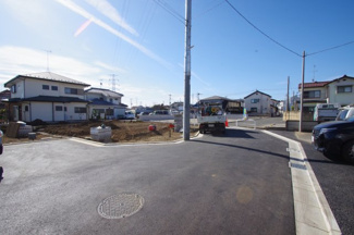 【前面道路含む現地写真】 | 【仲介手数料無料！！】府中市西府町3丁目　建築条件付き売地（全9区画）7号地　3880万円