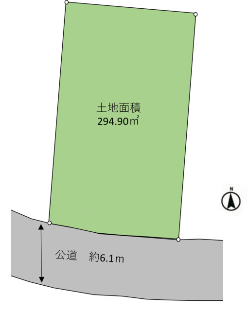名古屋市緑区鳴子町３丁目の売地の区画図|区画図